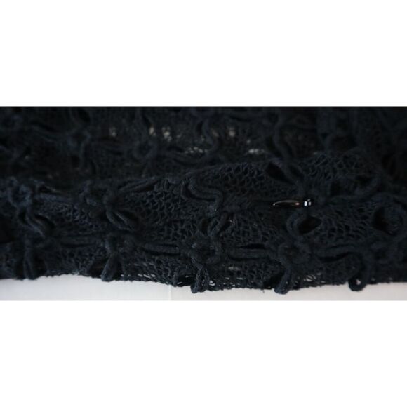 Free People Women's z 4 Black Embroidered Lonesome Dove High-Low Hem Dress - Picture 10 of 16